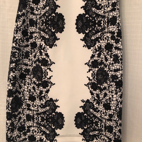 Black & White Mini Dress - Picture 2 of 5